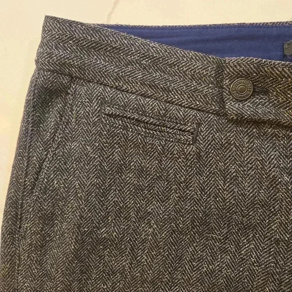 7 For All Mankind Womens Wool Low Rise Flare Trouser Pants Gray Size 30 - Picture 3 of 14
